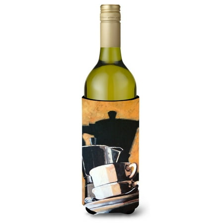 

Carolines Treasures ARA0087LITERK Coffee II by Roy Avis Wine Bottle Hugger Wine Bottle multicolor