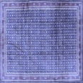 thumbnail image 1 of Ahgly Company Indoor Square Persian Blue Traditional Area Rugs, 8' Square, 1 of 4