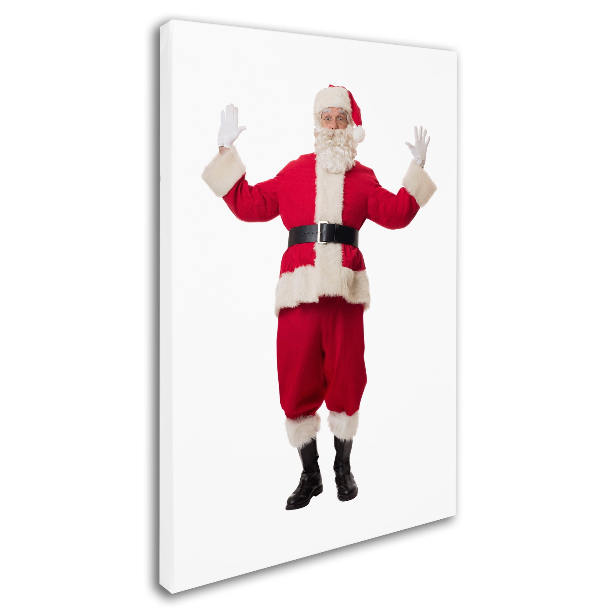 Trademark Fine Art 'Santa-3-14013' Canvas Art by Ed Wheeler