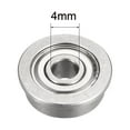 thumbnail image 4 of SF624ZZ 4x13x5mm Stainless Steel Flanged Ball Bearings Double Shielded 4 Pack, 4 of 5