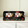 thumbnail image 4 of Christmas Soldier Flannel Blanket Throw 50x60 Inch Fleece Blanket Cute Xmas Festival Fuzzy Plush Throw Black Red Florals Living Room Decor, 4 of 4