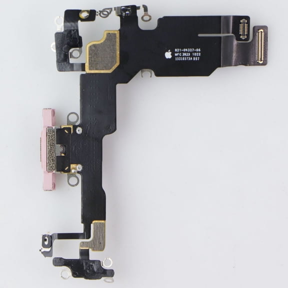Pre-Owned Repair Part - OEM Pull Replacement Charge Port for Apple iPhone 15 - Pink
