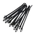 thumbnail image 1 of 100 Uds. Cable de arnés de cables Cable de encuadernación de nailon correa de s de Cable multiusos 100 piezas 200 puntos Zulema Atadura de cables autoblocante, 1 of 5