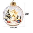 thumbnail image 5 of Arghm LED Christmas Acrylic Ornament - Mini Holiday Scene Pendant for Festive Tree Decoration, Wreaths & Gift-Giving - Perfect for Celebrations & Holiday Parties, 5 of 7
