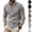 #01 Gray, variant on Men's Vintage V-Neck T-Shirt Linen Pirate Medieval Viking Gothic Tops Shirts Long Sleeve, Casual, Breathable ,M,#01 White