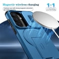 thumbnail image 2 of Funda para Samsung Galaxy S26+ 5G 6.7" con Soporte de Plegado Invisible, Carga Inalámbrica Magnética Segura, Carcasa Deslizante para Cámara, Funda Protectora Resistente a Prueba de Golpes y Caídas, 2 of 10