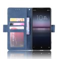 thumbnail image 3 of Case for Sony Xperia 5 II Cover Adjustable Detachable Card Holder Magnetic closure Leather Wallet Case - Blue, 3 of 5