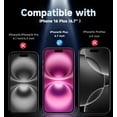 thumbnail image 2 of Protector de pantalla MAGIC JOHN de cristal templado para iPhone 16 Plus, 2 of 6