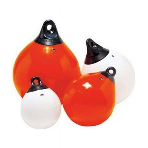 18 in. Tuff End & Trade Inflatable Vinyl Buoy - Orange