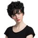 thumbnail image 1 of Peluca Corta Negra Elegante De Las Señoras Pelucas  Cabello Real, Resistente, Peluca Del Partido De Cosplay Baoblaze Pelucas de cabello humano para mujeres, 1 of 8