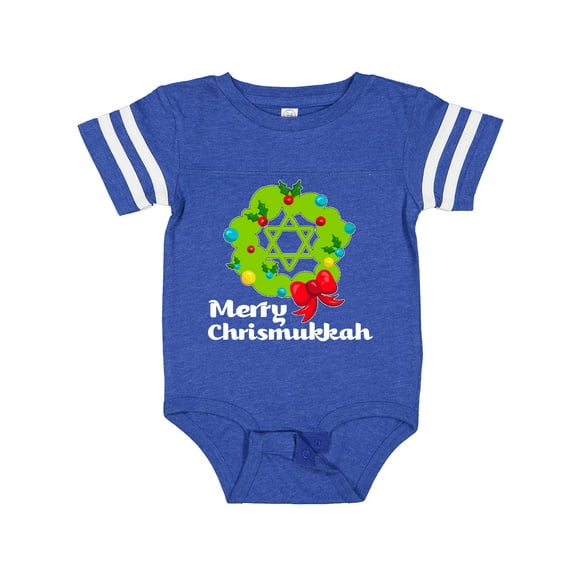 Inktastic Merry Chrismukkah Boys or Girls Baby Bodysuit