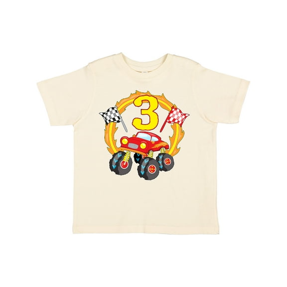 Inktastic Monster Truck 3rd Birthday Boys or Girls Toddler T-Shirt