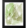 thumbnail image 2 of Popp, Grace 20x24 Black Modern Framed Museum Art Print Titled - Patch Palms I, 2 of 5