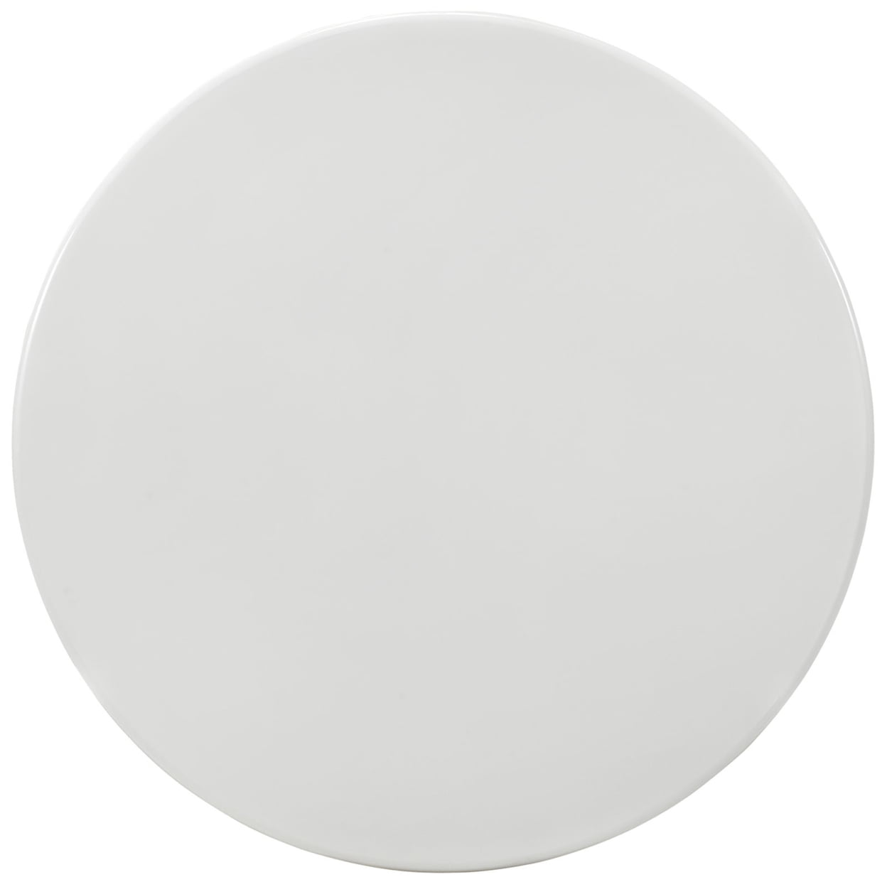 Modway Lippa 27.5" Round Modern Wood Top Dining Table in White