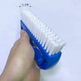 thumbnail image 4 of Cepillo azul para juntas con mango, cepillo para limpiar juntas de azulejos de baño, cocina y hogar., 4 of 5