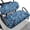 Blue Palm Leaf, variant on Garronmavis American Flag Camouflage Golf Cart Seat Covers Suitable for All Weather Conditions Split Backrest Front Seat Cover for Daily Protection Universal Fit Set