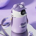 thumbnail image 3 of Botella De Agua Termal Frasco térmico de 450 ml Taza aislada linda para el gimnasio de la escuela de la oficina en el hogar (púrpura) Ndcxsfigh Para Estrenar, 3 of 7