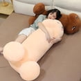 thumbnail image 2 of Almohada larga para pene, juguete de peluche para boda, muñeca en la cama, cojín de peluche suave Sexy, simulación creativa de pene, regalo de cumpleaños para novia kaili Sencillez, 2 of 2