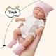 thumbnail image 5 of Muñeca Reborn Mire & Mire Mini de silicona de 18 cm, cuerpo completo, 5 of 5