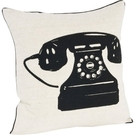 UPC 789323280596 product image for Saro Hello Telephone Design Throw Pillow | upcitemdb.com