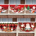 thumbnail image 4 of Bandera navideña en forma de abanico para exteriores, decoración navideña para el hogar, adorno de gota de cristal, regalo de Navidad, Año Nuevo, 2023, 2024, 4 of 4