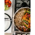 thumbnail image 2 of Black Cube by Frileing Hybrid Quick Release Stainless Steel 11" Saute Pan with Helper Handle and Lid, 2 of 5