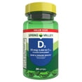 thumbnail image 3 of (3 pack) Spring Valley Vitamin D3 Softgels, 25 mcg (1000 IU), 200 Count, Supplement for Bone and Immune Health, 3 of 12