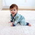 thumbnail image 6 of The Peanutshell Dino Star Baby Pajamas, Footless Baby Sleepers, Navy-Light Blue, 3T, 2-Pack, 6 of 6