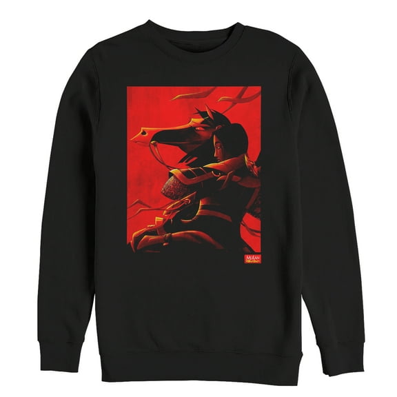 Men's Mulan Classic Poster Sweatshirt Black 2X Large