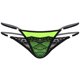 thumbnail image 2 of Lencería para hombre, tangas, espalda en T, ropa interior Sissy, bragas Sissy, tangas de satén de retazos de encaje transparente, calzoncillos de cintura baja, 2 of 4