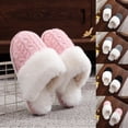 thumbnail image 2 of Fengactive Women's Plush Warm House Slippers Casual Home Shoes Soft Slip-on Couple Outdoor Indoor Bedroom Shoes, 2 of 6