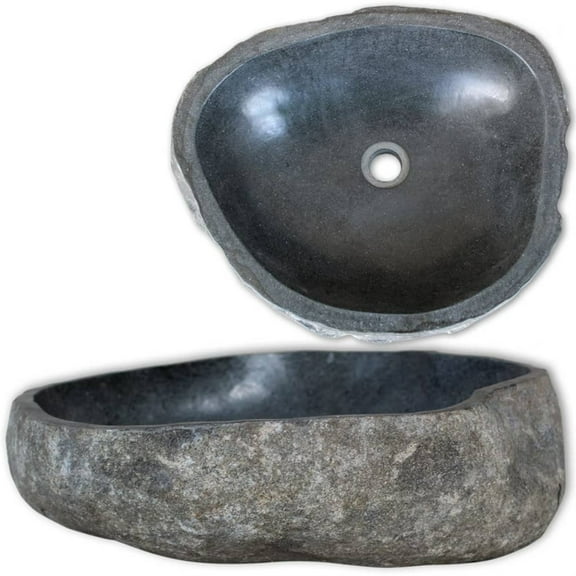 Casafoyer Basin River Stone Oval 15"-17.7"