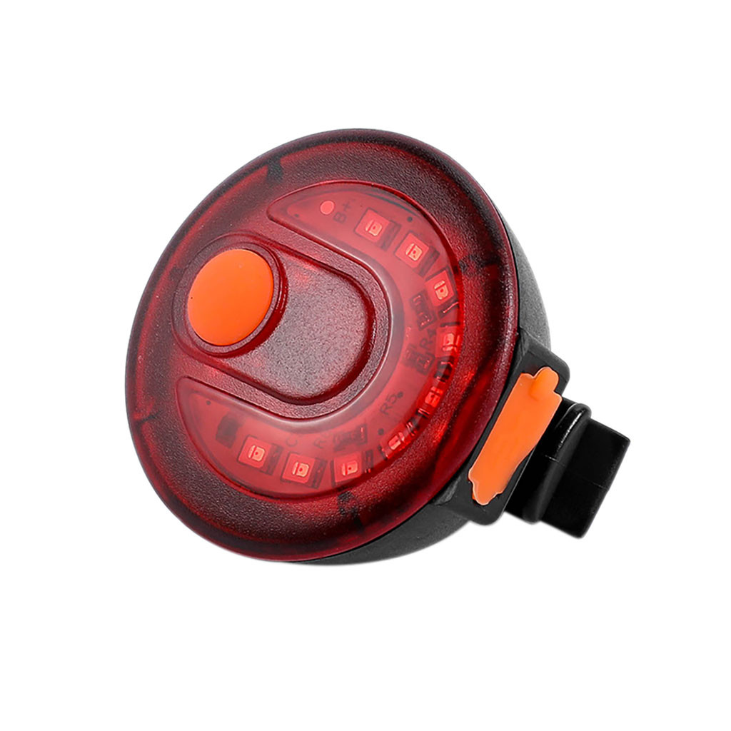 USB Rechargeable Bike Rear Tail Light LED Bicycle Warning Safety Smart Lamp Red