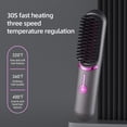 thumbnail image 6 of BAKIBO Cordless Hair Straightener Brush,Porta Cordless Brush Hot Comb USB Rechargeable Fast Heating Straightening Brush with Negative Ion, Lightweight for Travel, 6 of 10