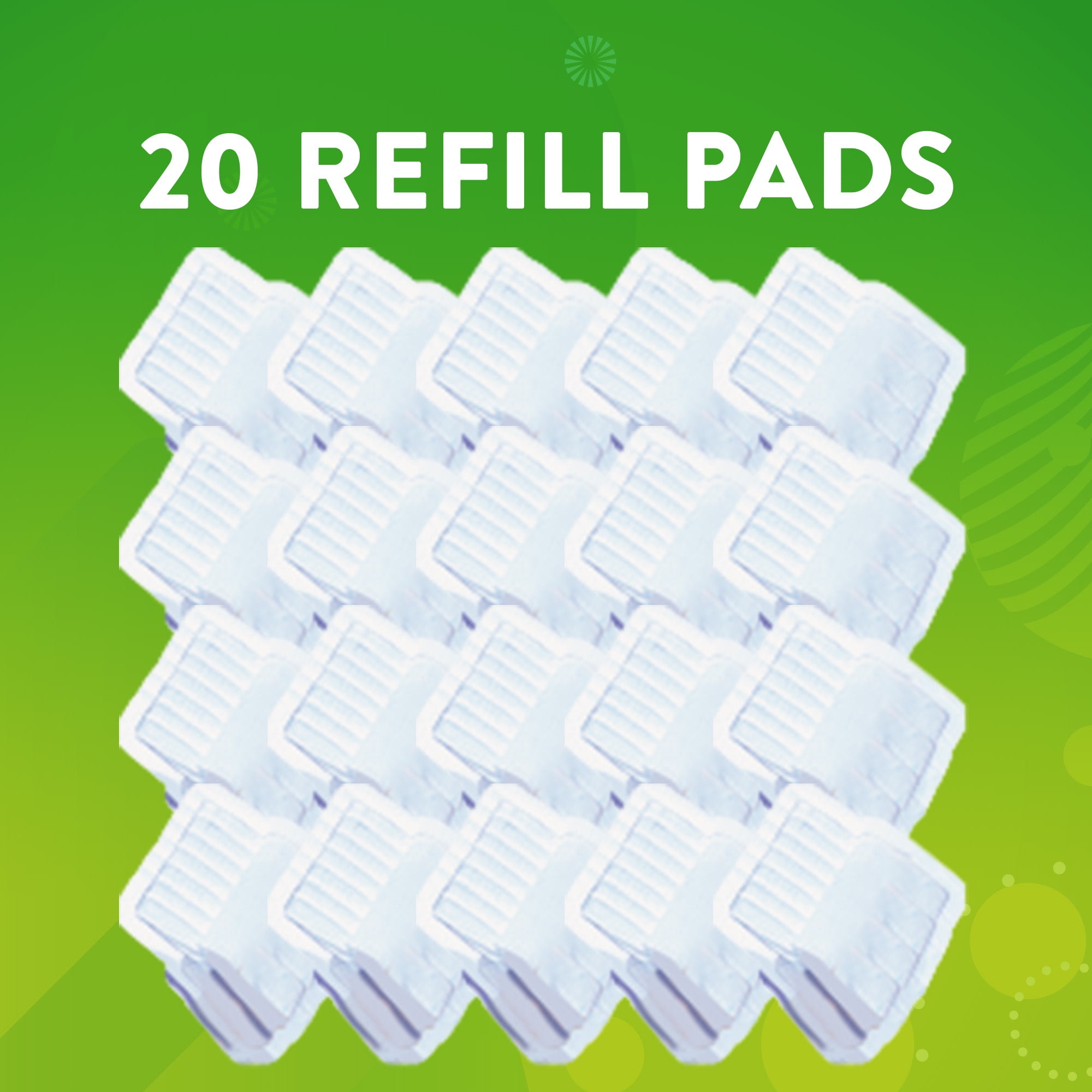 (2 pack) Scrubbing Bubbles Toilet Bowl Cleaner Wand Refills, Flushable Fresh Brush Cleaning Pads, Citrus, 20 Count, 2 Pack