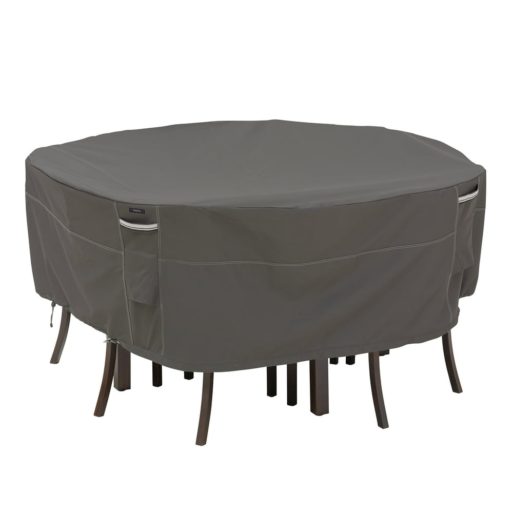 Classic Accessories Ravenna Water-Resistant 82 Inch Round Patio Table