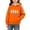 Orange, variant on qelini Halloween Sweatshirt Kids 3-14 Years Long Sleeve Pullover Sweatshirt with Front Pocket for Boys Girls Print Cloths