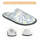 thumbnail image 3 of Balery Tennis Rackets And Balls Pantuflas de Casa de Felpa Silenciosas con Diseño Estampado, Zapatillas Cómodas Antideslizantes de Algodón para Interior-Large, 3 of 8