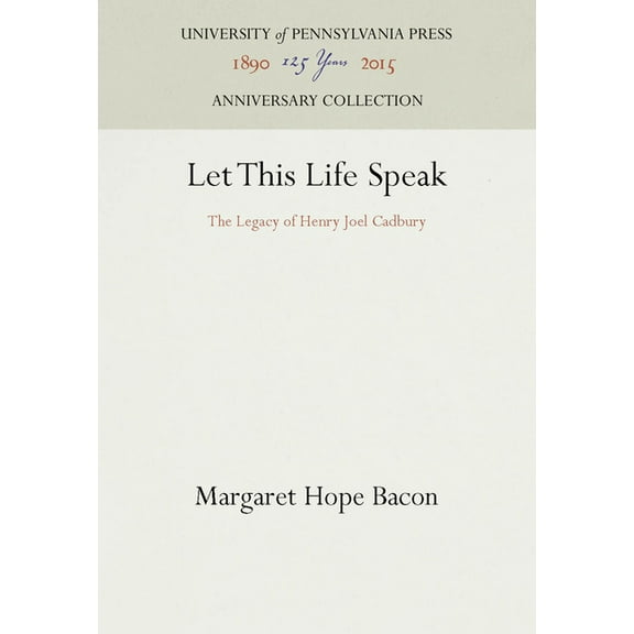 Anniversary Collection Let This Life Speak, (Hardcover)