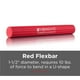thumbnail image 4 of Barra de terapia para codos de tenis Theraband FlexBar, luz roja, 4 of 6