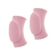 thumbnail image 3 of Rodilleras suaves antideslizantes para bailarines, rodilleras para entrenamiento, baile y lucha libre. Rosa L, 3 of 9