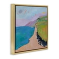 thumbnail image 3 of Stupell Industries Kites over Coastal View Gold Framed Floater Canvas Wall Art design by Jenny Wantuch, 18 x 18, 3 of 9
