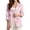 Girly Tiny Heart Bow, variant on Womens One Button Blazer Lapel Collar Open Front Jacket,Large Watercolor Misty Pine Forest Birds Print Linen Like 3/4 Cuffed Sleeve Breathable Jacket with Welt Pockets Daily Business Wear