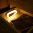 thumbnail image 4 of Interruptor amarillo detección humana pequeña luz nocturna USB pequeña luz nocturna Cama creativa cargando pequeña luz nocturna luz nocturna inalámbrica 135*55*39mm, 4 of 5