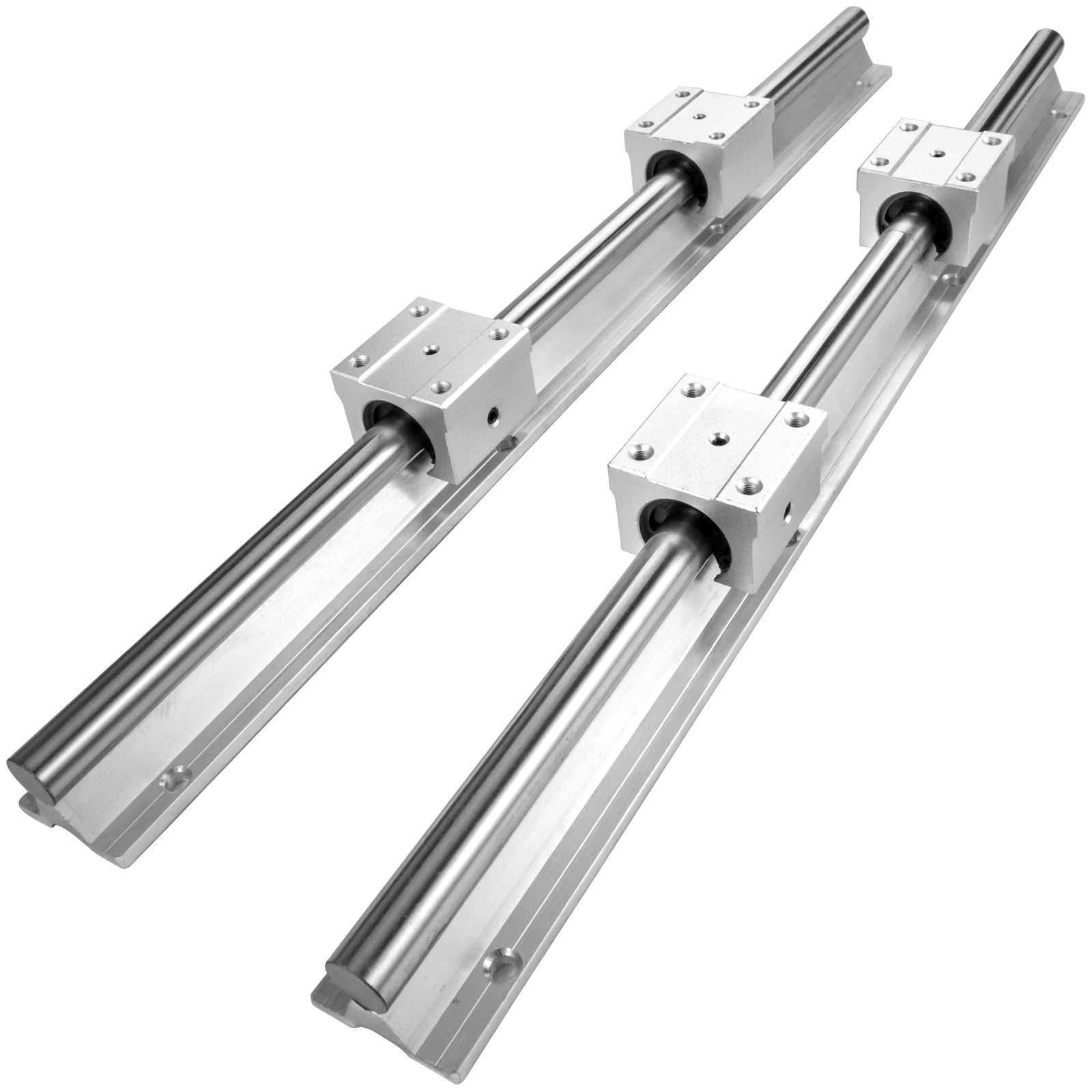 linear slide guide shaft SBR16-1500/SBR20-2000MM 4 rail+8 bearing block CNC set 