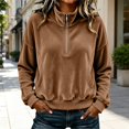 thumbnail image 2 of Womens Solid Color Baggy Wide Leg Sweatpants High Waisted Workout Joggers Elastic Waist Loose Athletic Trousers Casual Pants with Pockets XXL, 2 of 7