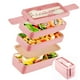 thumbnail image 1 of Lunch Box 3 Niveles Topper De 1000ml Lonchera Con Cubiertos, 1 of 5