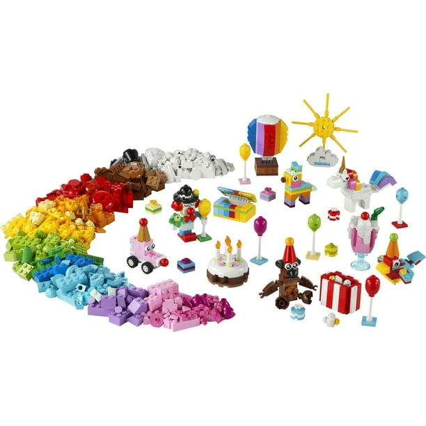 LEGO Classic Creative Party Box Bricks Set 11029, Family Games to