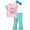 Pink Frost, variant on Toy Story Jessie Baby Girls Ruffle Graphic Top and Flare Leggings with Bow Headband Set, 3-Piece, Sizes 0/3M-24M