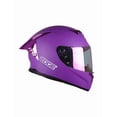 thumbnail image 5 of Casco Integral DOT Racer Morado Mate M, 5 of 5